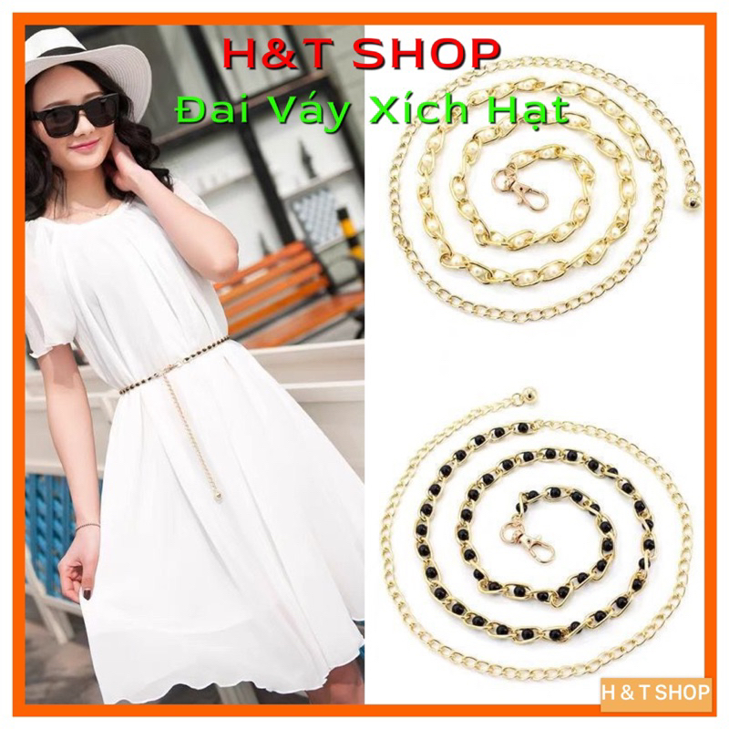 Đai Váy Xích, Đai Nịt Đầm Hạt - H&T SHOP