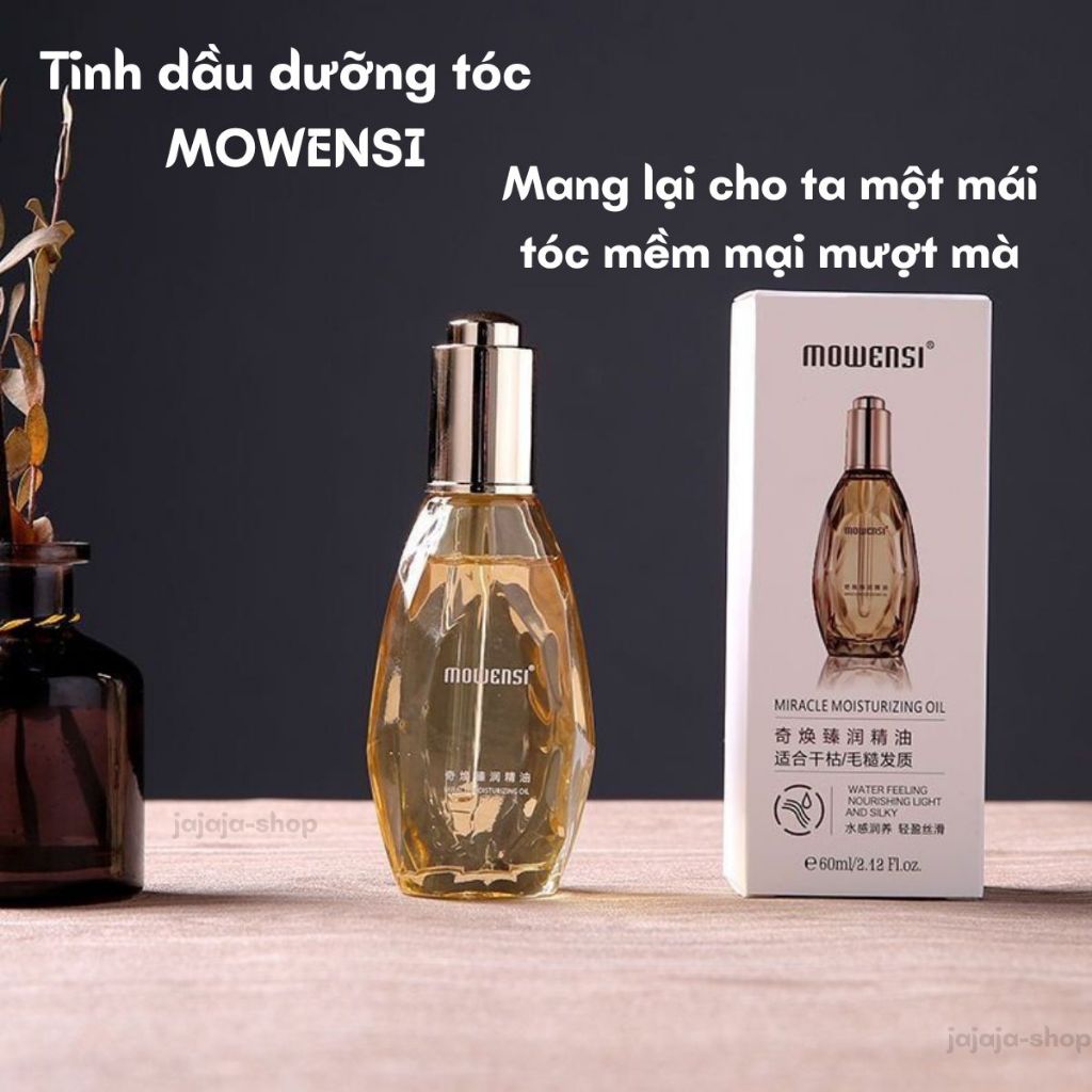 Tinh dầu dưỡng tóc nữ,nam MOWENSI,dầu bóng tóc,xịt bóng tóc,giúp dễ dàng vào nếp tóc,mượt mà,mùi hương nhẹ nhàng.