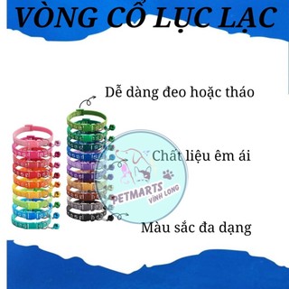VÒNG CỔ LỤC LẠC CHO PET THÚ CƯNG CHÓ MÈO