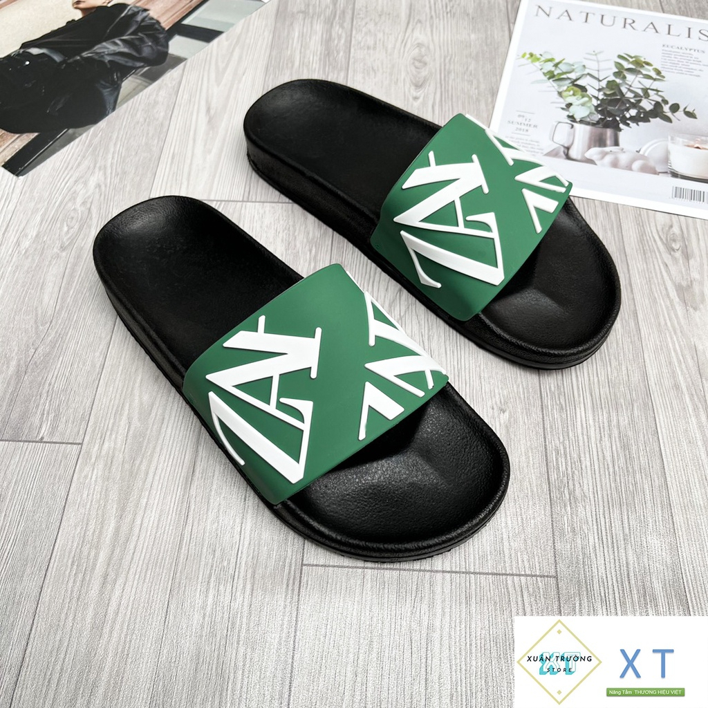 Dép nam quai ngang, dép đế đúc ZABA siêu đẹp đế đúc eva kết hợp quai phối chữ tinh tế, size 38-43