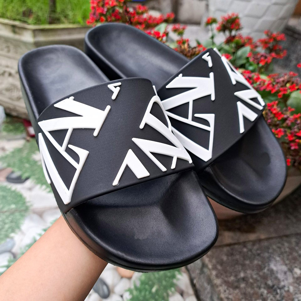 Dép nam quai ngang, dép đế đúc ZABA siêu đẹp đế đúc eva kết hợp quai phối chữ tinh tế, size 38-43