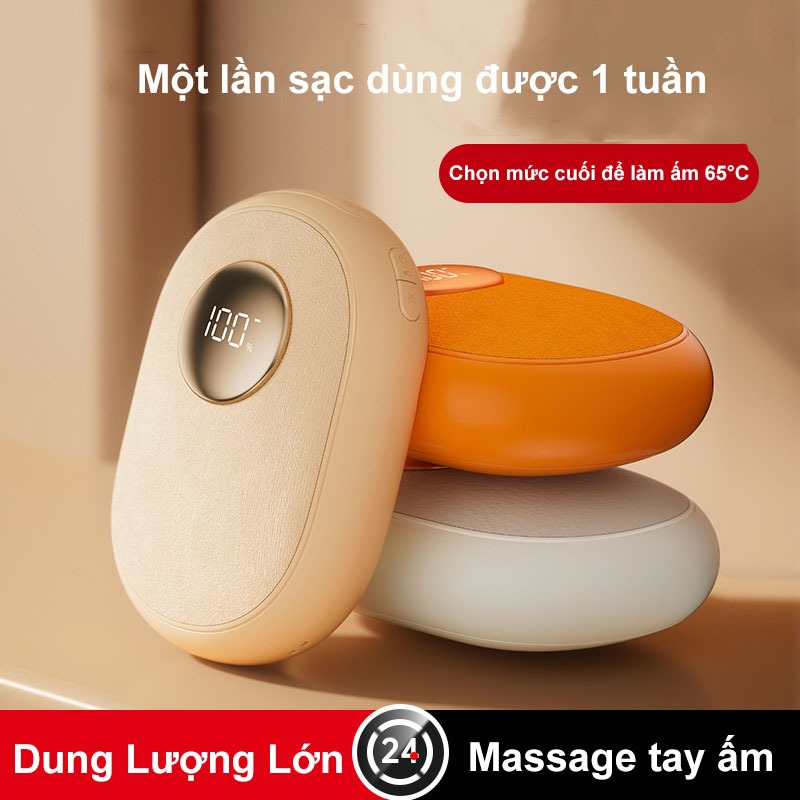 Máy sưởi mini cầm tay vải nỉ túi chườm bụng kinh nóng làm ấm phòng ngủ mùa đông thời trang