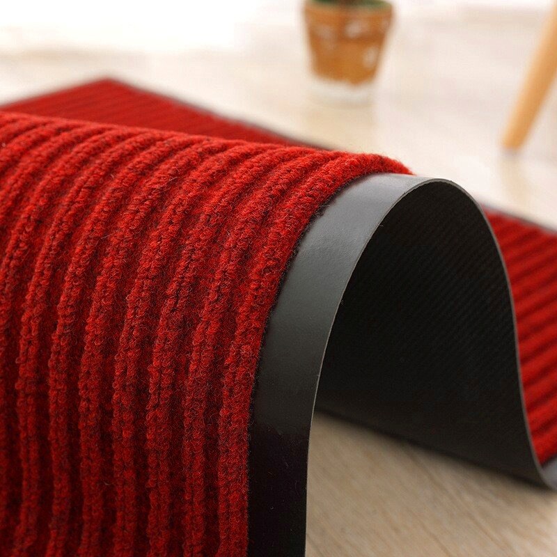 Thảm chùi chân mặt len cao cấp, thảm đế cao su Corido 40cm x 60cm, 50cm x 70cm