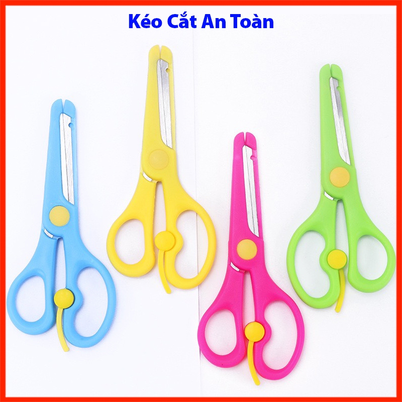 Kéo Mini Cắt Thủ Công Giấy dành cho Học Sinh An Toàn Thiết Kế Đơn Giản Tiện Dụng