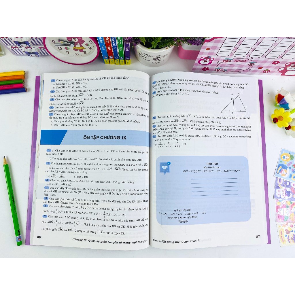 Sách - Phát Triển Năng Lực Tự Học Toán 7 - Biên soạn theo chương trình GDPT mới - ndbooks