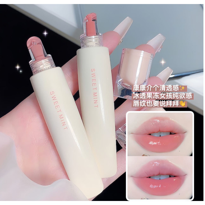 Son Bóng 4 Màu SWEET MINT Dưỡng Ẩm Môi Căng Mọng