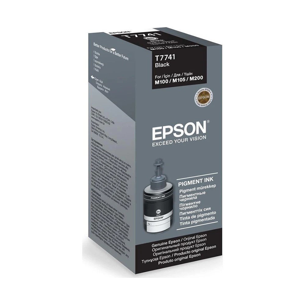 Mực in Epson T774 CHÍNH HÃNG Black Ink Bottle  L1455 ,L655,  L605,M200 ,M100