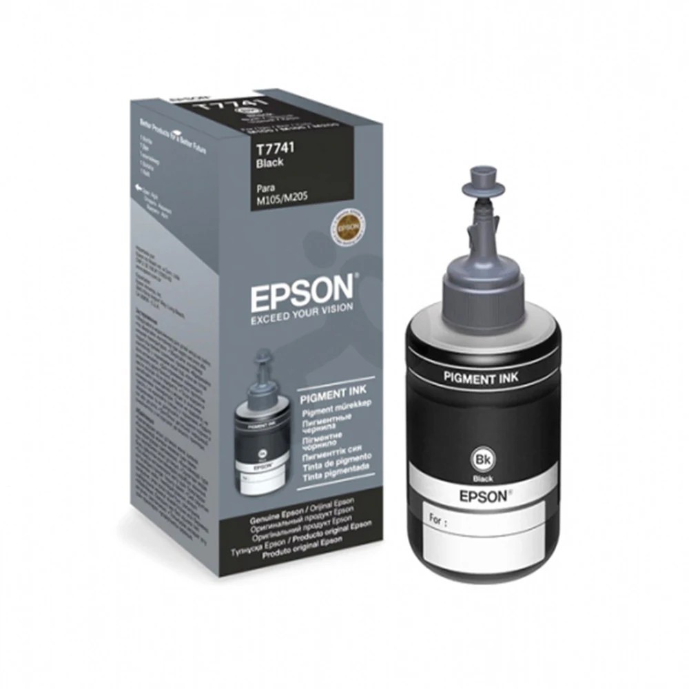 Mực in Epson T774 CHÍNH HÃNG Black Ink Bottle  L1455 ,L655,  L605,M200 ,M100