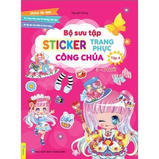 Sách - Bộ Sưu Tập Sticker Trang Phục Công Chúa 3 6 Tuổi - ndbooks