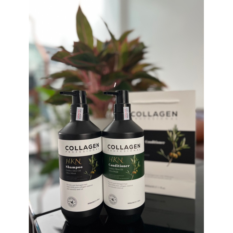 Cặp Gội Xả Collagen siêu mềm mượt hương thôme nước hoa