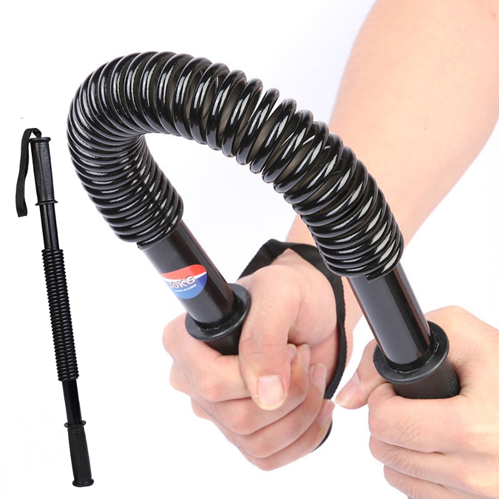 Thanh Lò Xo Bẻ Tập Cơ Tay Ngực Vai, Gậy Lò Xo Đàn Hồi Kháng Lực 20kg 30kg 40kg 50kg 60kg Tập Gym Thể Dục Hãng Amalife