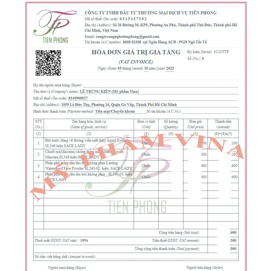 Kem che khuyết điểm Sace Lady Full Cover Concealer 6mL