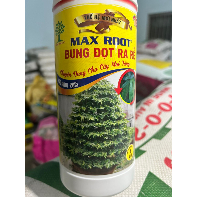 Phân bón dưỡng rễ Max Root bung đọt ra rễ