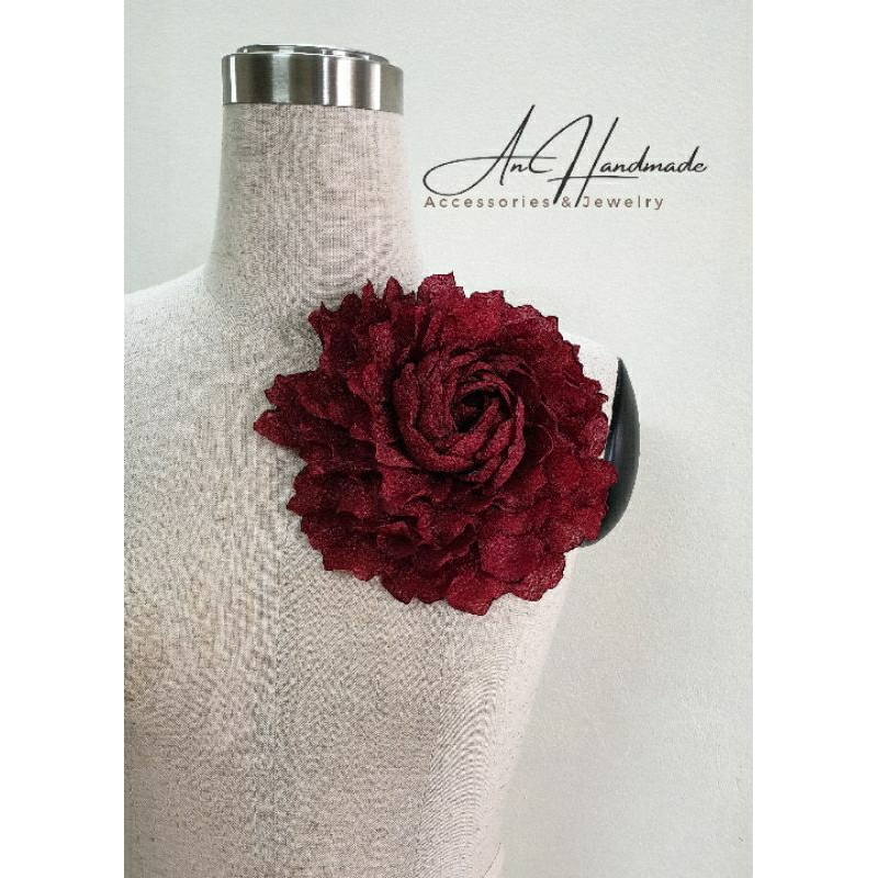 Hoa cài áo - Sz 15cm ( đủ màu)