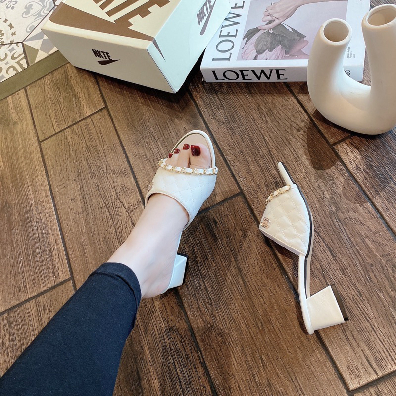 DÉP GÓT VUÔNG QUAI NGANG C N XÍCH 😍