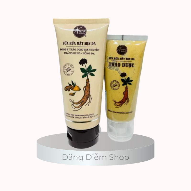 1 Chai Sữa Rữa Mặt Đông Y Nicos Lớn & Nhỏ Chính Hãng