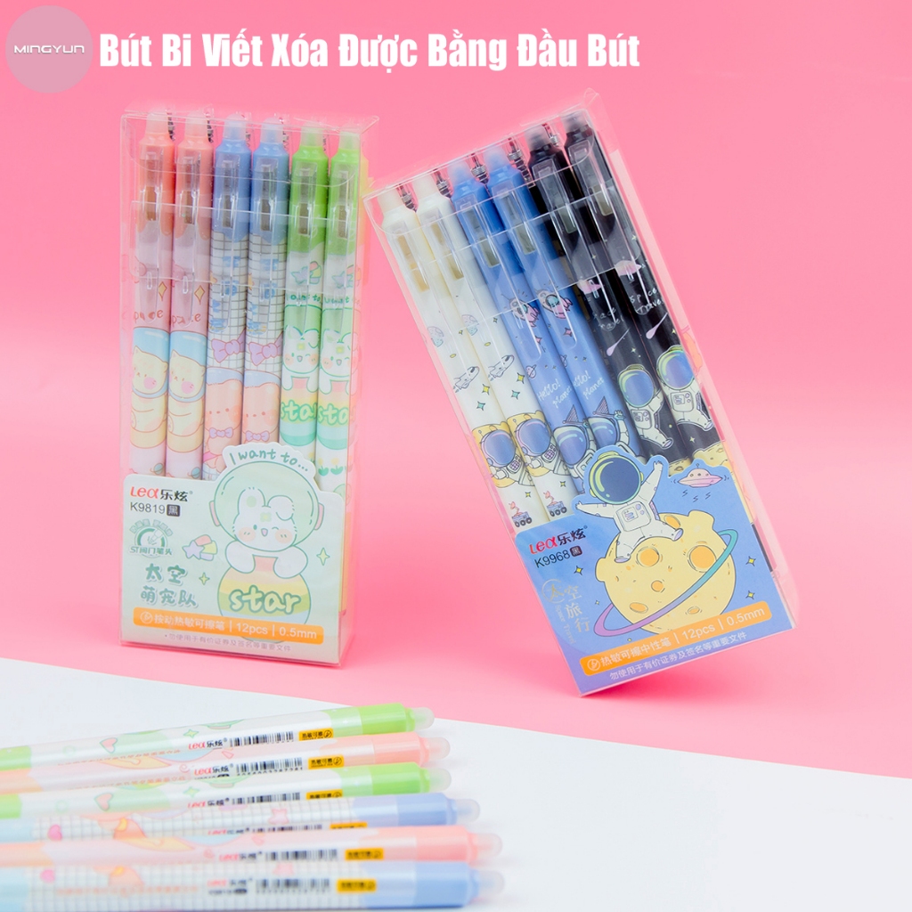 Bút Bi Viết Xóa Được Bằng Đầu Bút Mẫu Đẹp Hình Siêu Cute