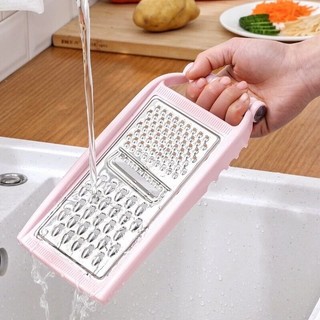 Nạo sợi inox 3 trong 1 bọc nhựa