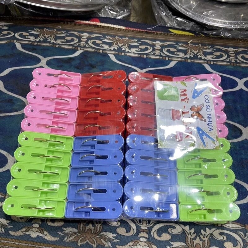 KẸP NHỰA,KẸP QUẦN ÁO GIA ĐÌNH vĩ 20cái