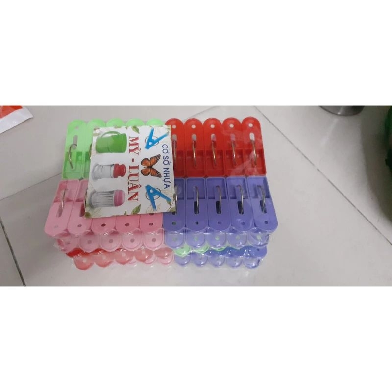 KẸP NHỰA,KẸP QUẦN ÁO GIA ĐÌNH vĩ 20cái