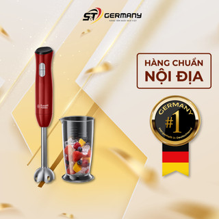 Máy xay cầm tay russell hobbs nội địa đức màu đỏ kèm 1 cốc thiết kế tinh gọn tiện lợi cao cấp germanysnt 370016