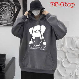 Áo hoodie nỉ ngoại ulzzang Hàn Quốc unisex nam nữ local brand chống nắng dày dặn form rộng cực chất gấu EMPATHY- dt_shop