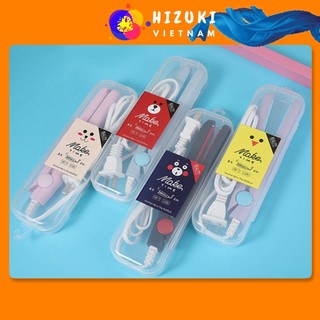 Máy duỗi uốn tóc mini đa năng bằng nhiệt có hộp tiện lợi