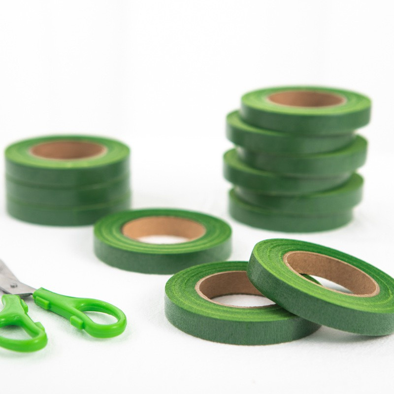 Cuộn băng keo sáp, băng dính sáp, sáp quấn cành hoa voan,hoa giấy,hoa đá pha lê, làm đồ trang trí handmade