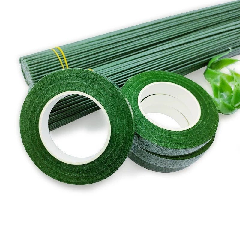 Cuộn băng keo sáp, băng dính sáp, sáp quấn cành hoa voan,hoa giấy,hoa đá pha lê, làm đồ trang trí handmade