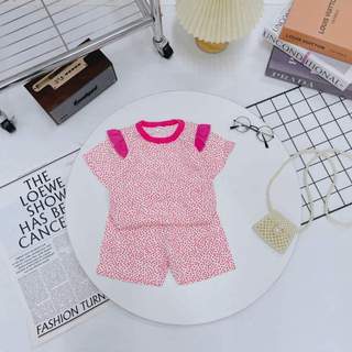 Combo 3 bộ coton bé gái xuất dư cho bé từ 8-18 kg BS51 bộ bé gái coton