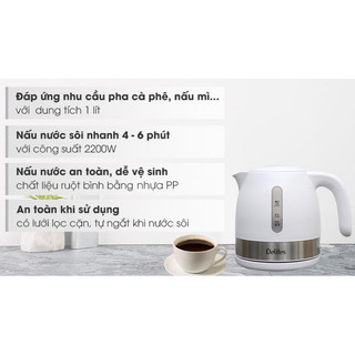 Bình đun siêu tốc Delites 1 lít ST10P01