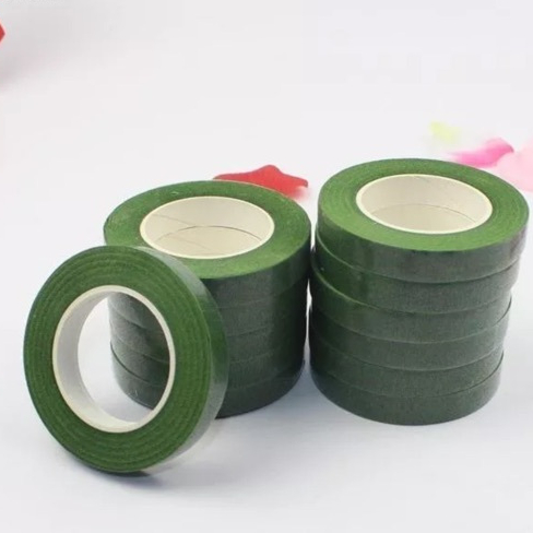 Cuộn băng keo sáp, băng dính sáp, sáp quấn cành hoa voan,hoa giấy,hoa đá pha lê, làm đồ trang trí handmade