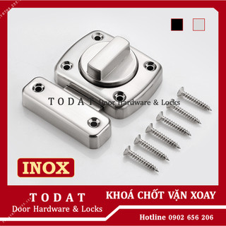 Chốt cửa vặn xoay - chốt vặn khoá cửa
