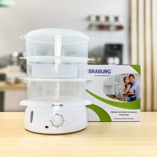 Nồi hấp điện 3 tầng Braburg B3K