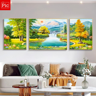 Tranh Treo Tường Canvas 3 Bức Phong Cách Bắc Âu , Tranh Phong Cảnh Trang Trí Phòng Khách, Phòng Ngủ, Phòng Ăn, Spa