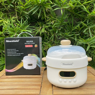 Nồi nấu cháo chậm 1L NINESHIELD KB-NC01 đa năng
