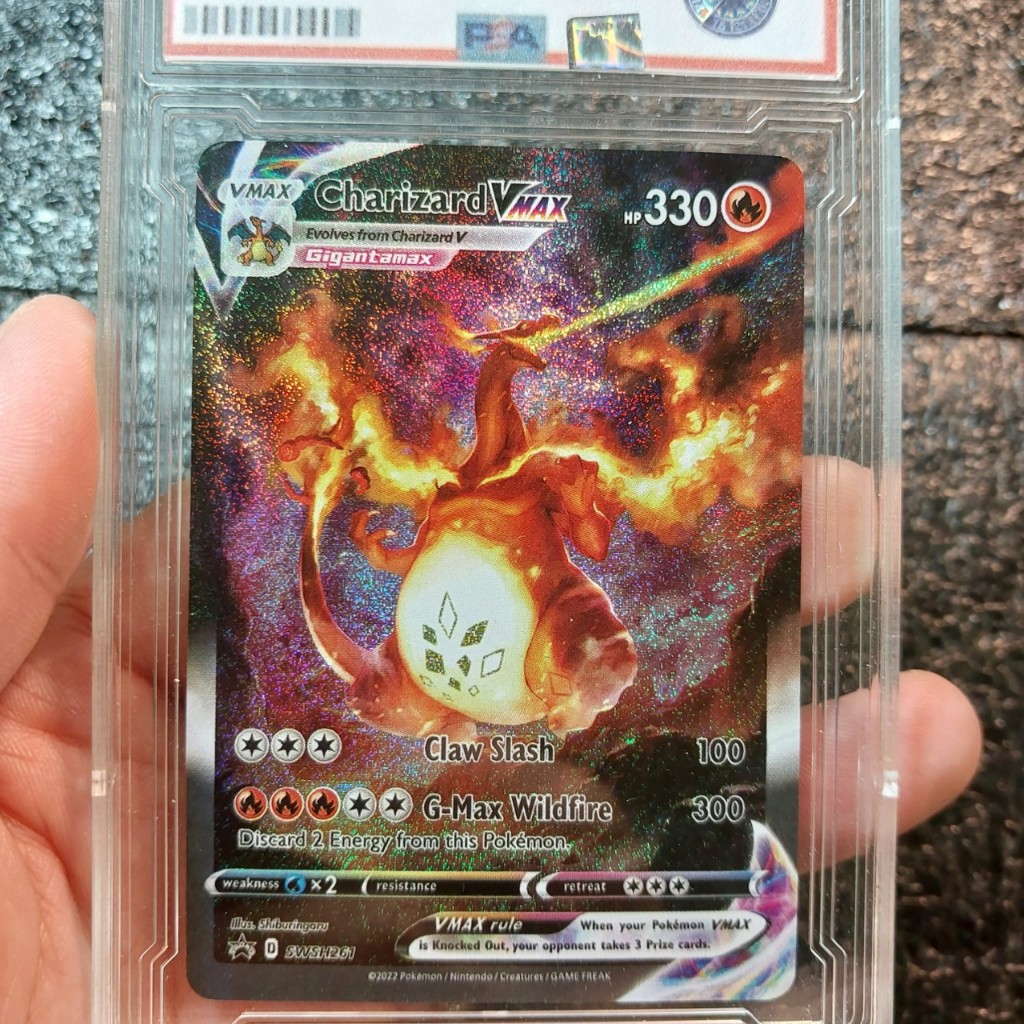 Thẻ Charizard SWSH BSP VMAX Ultra Premium Collection 261 Pokemon TCG khủng long lửa siêu cấp 1459 d37 67