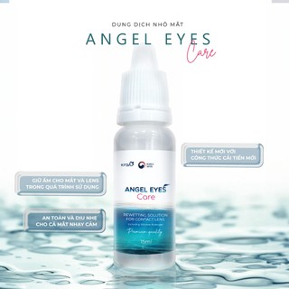 Nước nhỏ mắt lens Aqua B5 15ml và nhỏ mắt lens Angel eyes 15ml cao cấp cho mắt nhạy cảm Angel Eyes phân phối độc quyền