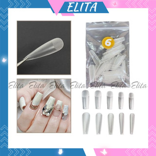 Móng úp Elita lẻ size móng nhựa nhám siêu dẻo túi 50 móng DC29