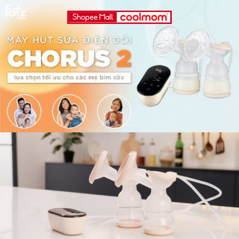 Máy hút sữa điện đôi Fatzbaby Chorus 2 FB1182MX