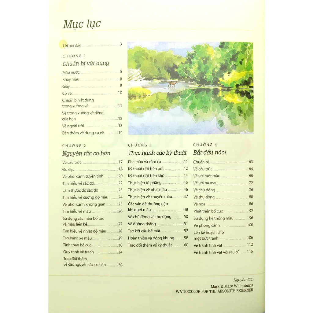 Sách - Vẽ Màu Nước Cho Người Mới Bắt Đầu