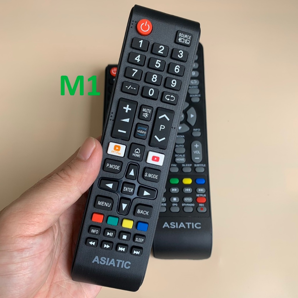 Điều khiển tivi Asiatic chính hãng các dòng Smart/Led/Lcd, remote tv asiatic hàng mới 100% - Tặng kèm pin