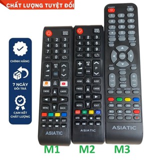 Điều khiển tivi Asiatic chính hãng các dòng Smart/Led/Lcd, remote tv asiatic hàng mới 100% - Tặng kèm pin