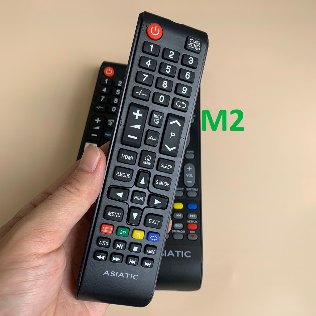 Điều khiển tivi Asiatic chính hãng các dòng Smart/Led/Lcd, remote tv asiatic hàng mới 100% - Tặng kèm pin