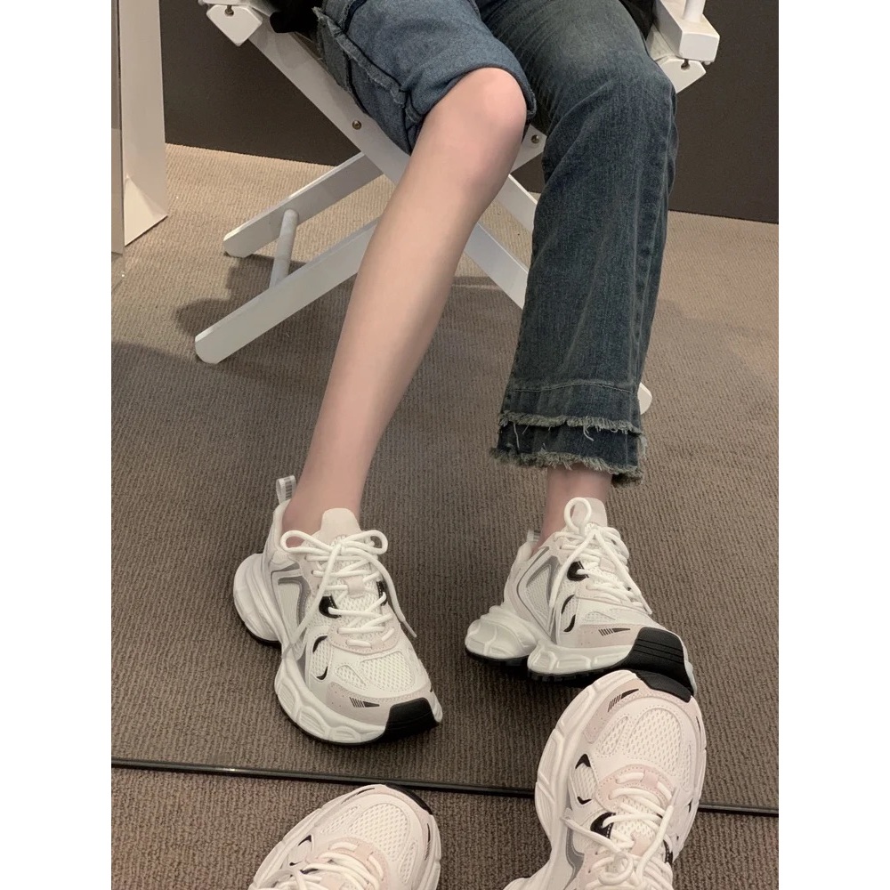 Giày nữ thể thao ELSU cá tính đế cao 5cm mới Mã 2233