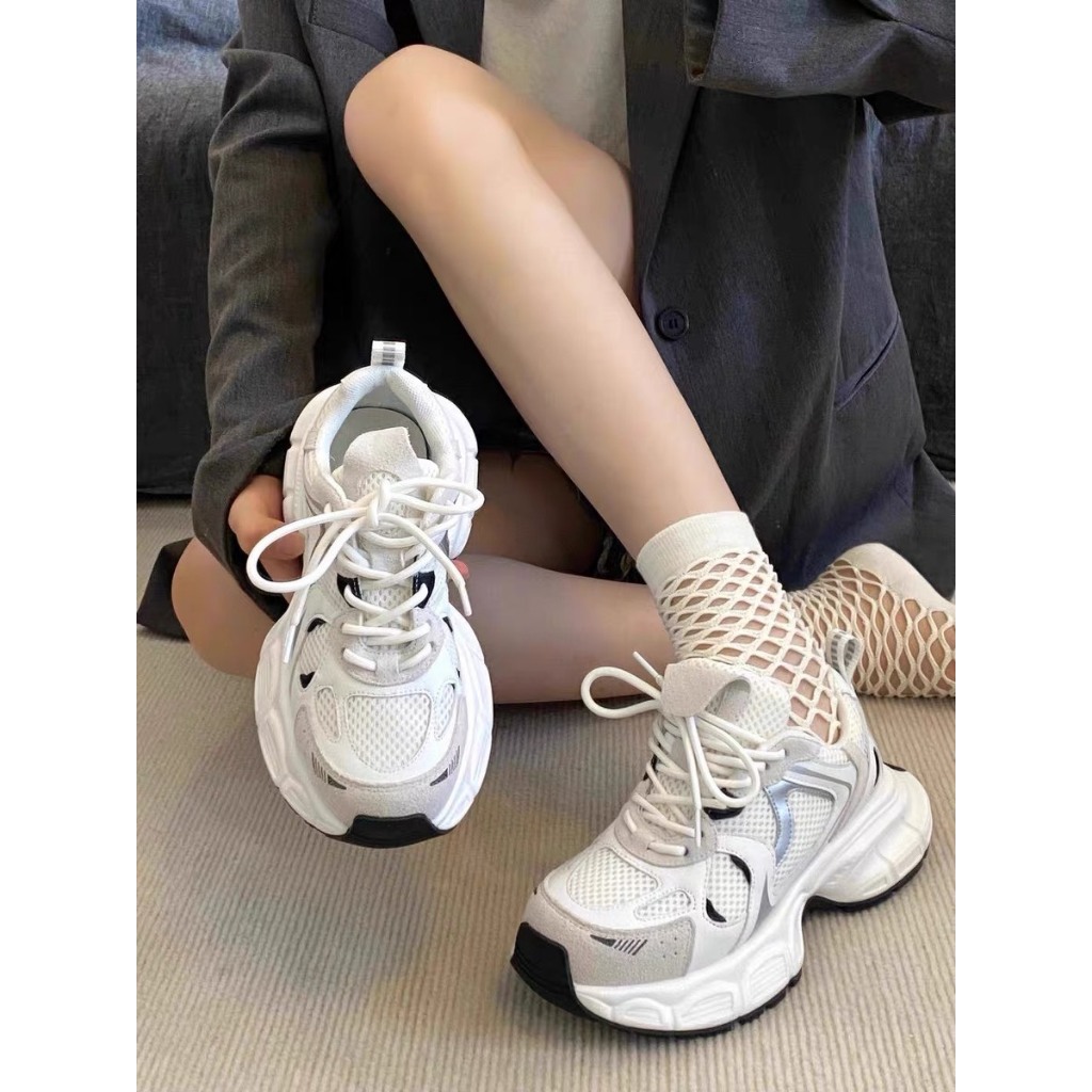 Giày nữ thể thao ELSU cá tính đế cao 5cm mới Mã 2233