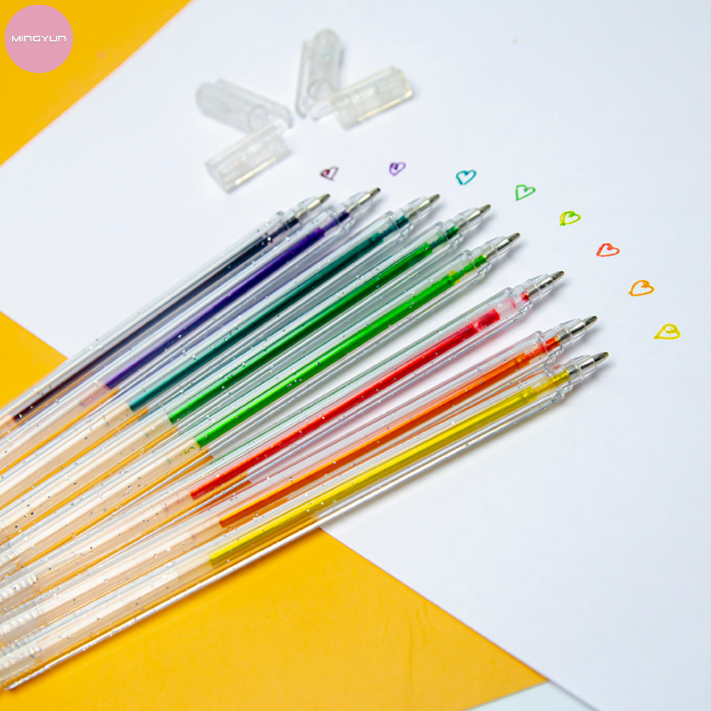 Bút Gel Kim Tuyến Nhiều Màu Sắc Dùng Vẽ, Tô, Trang Trí Sổ Tay