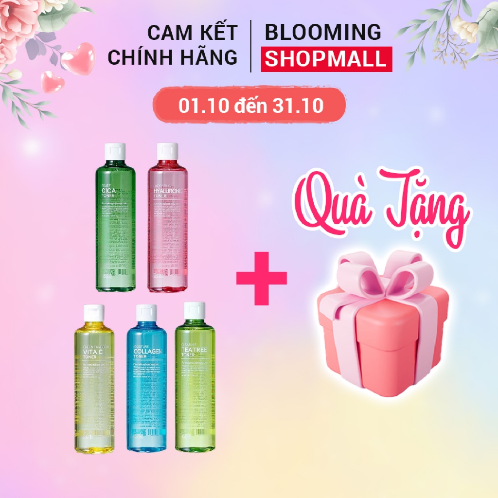 [5 LOẠI] Toner nước hoa hồng làm dịu da Tenzero Toner 300ml