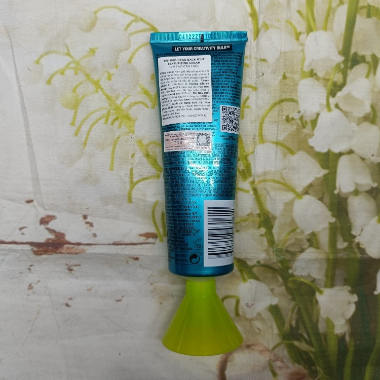 Kem Giữ Nếp Sóng Xoăn  Back It Up Texturizing Cream Tigi Bed Head 125ml