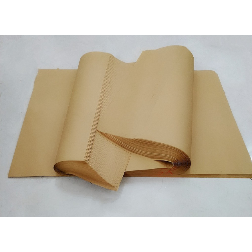 1kg Giấy Kraf , giấy vàng  lót nướng bánh vừa khay 40x60